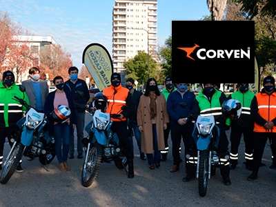 Corven Motos apoyó a la seguridad vial donando unidades
